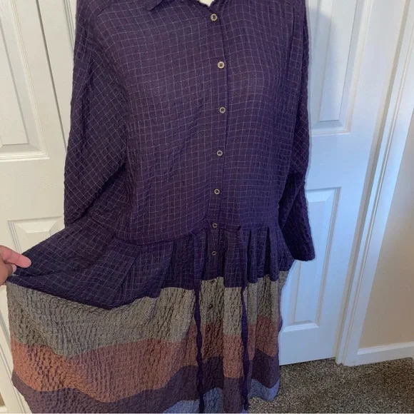 Free people maxi dress size L multi color - Picture 4 of 13